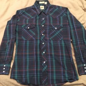 Vintage LEE Western Pearl Snap Button